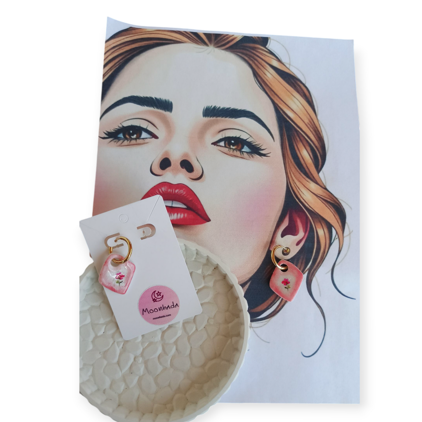 Pendientes florecilla