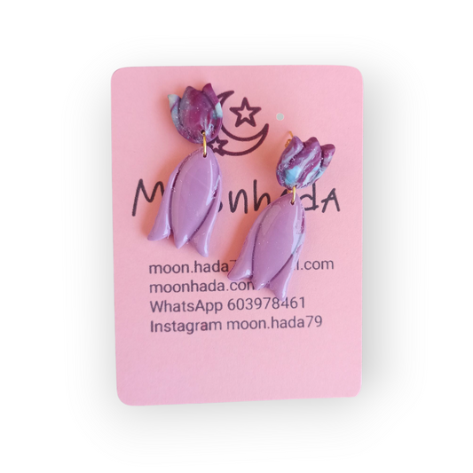 Pendientes tulipanes