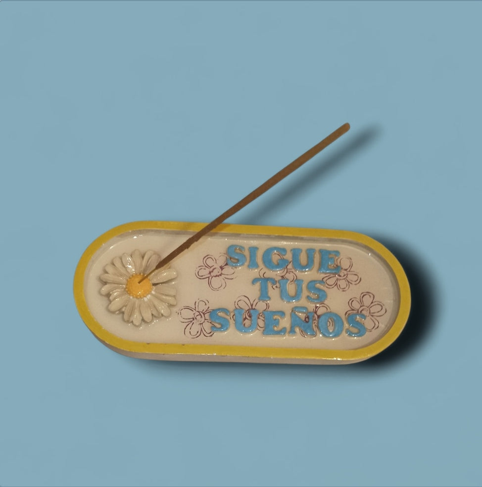 Porta incienso "sigue tus sueños"