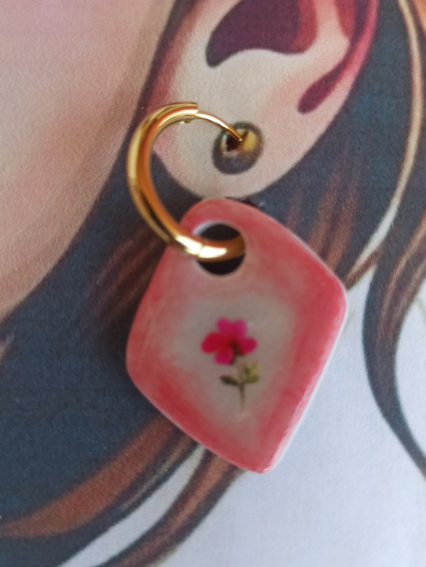 Pendientes florecilla