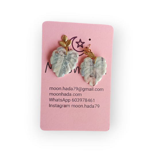 Pendientes hojas