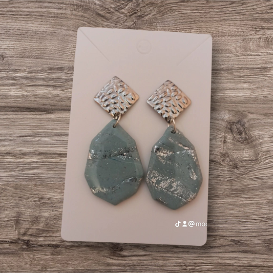 Formas azul plata